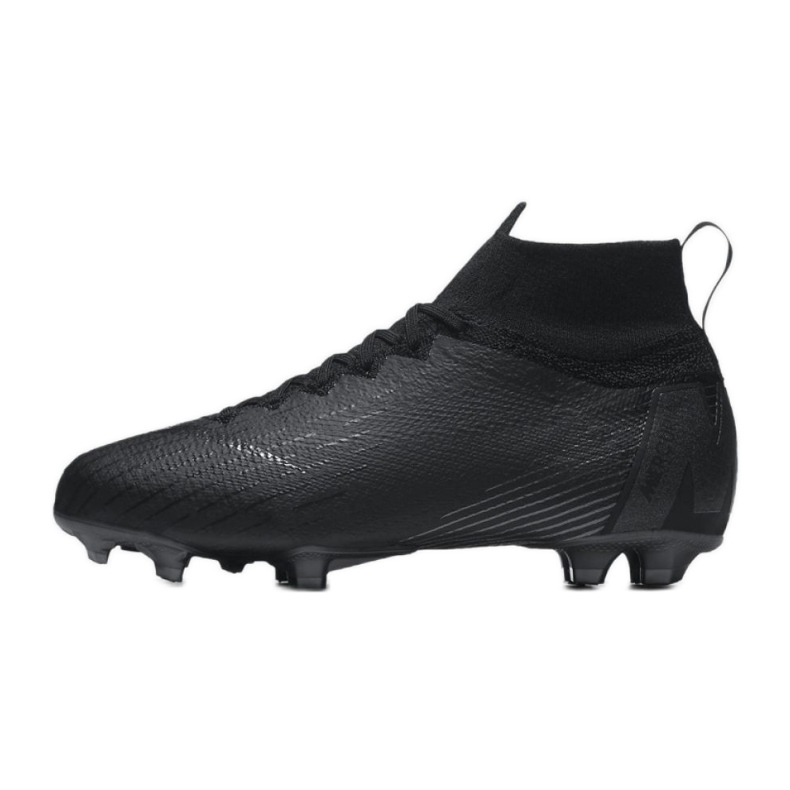 Nike Mercurial Superfly 6 Elite Fg Jr AH7340-001 jalkapallokengät musta musta 1