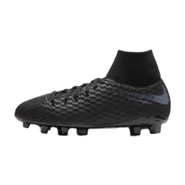 Nike Hypervenom Phantom 3 Academy Df Fg Jr AH7287-001 jalkapallokengät musta musta 1