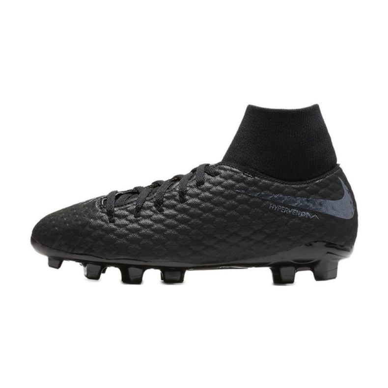 Nike Hypervenom Phantom 3 Academy Df Fg Jr AH7287-001 jalkapallokengät musta musta 1