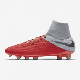 Nike Hypervenom 3 Academy Df Fg M AQ9217-600 jalkapallokengät monivärinen hopea 1
