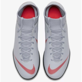 Nike Mercurial SuperflyX 6 Club Tf M AH7372-060 jalkapallokengät harmaa harmaa 2