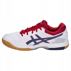 Asics Gel Rocket 8 M B706Y-100 lentopallokengät monivärinen valkoinen 1