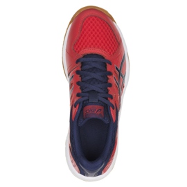 Asics Upcourt 3 Jr 1074A005-600 lentopallokengät vaaleanpunainen vaaleanpunainen 1