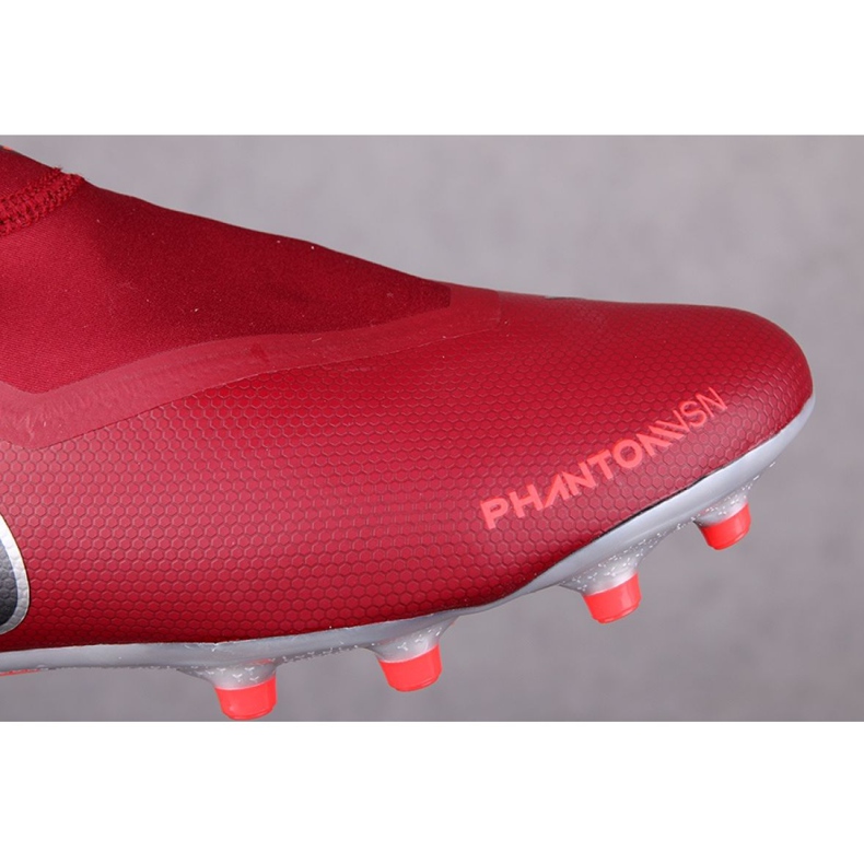 Nike Phantom Vsn Academy Df Fg M AO3258-606 jalkapallokengät punainen punainen 1