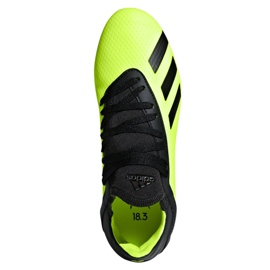 Adidas X 18.3 Fg Jr DB2418 jalkapallokengät monivärinen vihreä 2