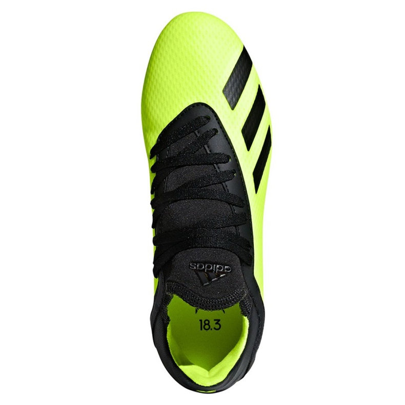Adidas X 18.3 Fg Jr DB2418 jalkapallokengät monivärinen vihreä 2