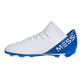 Adidas Nemeziz Messi 18.3 FxG Jr DB2364 jalkapallokengät monivärinen valkoinen 1