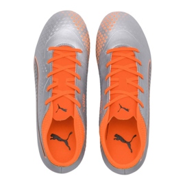 Puma One 4 Syn Fg Jr 104782 01 jalkapallokengät monivärinen harmaa 2