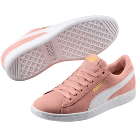 Kengät Puma Vikky Peach Beige-Puma White W 362624 25 vaaleanpunainen 1