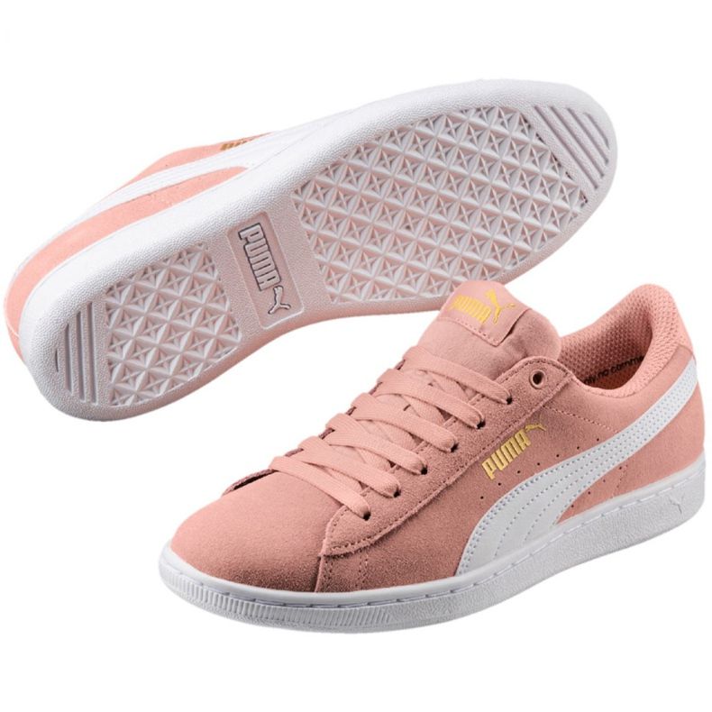 Kengät Puma Vikky Peach Beige-Puma White W 362624 25 vaaleanpunainen 1