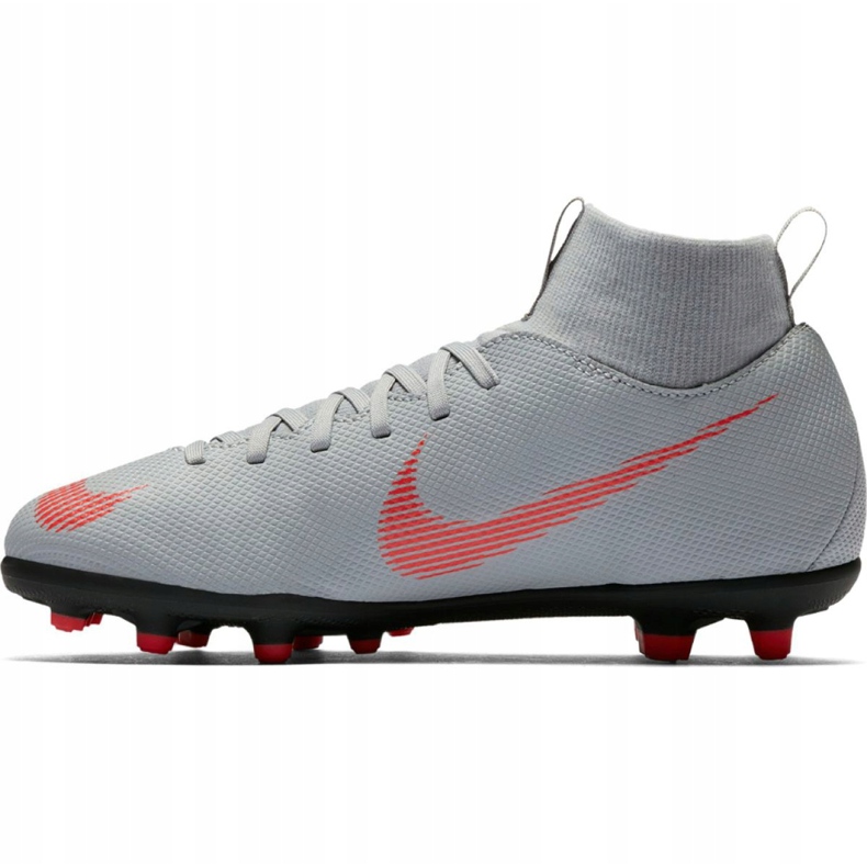 Nike Mercurial Superfly 6 Club Mg Jr AH7339 060 valkoiset jalkapallokengät valkoinen valkoinen 2