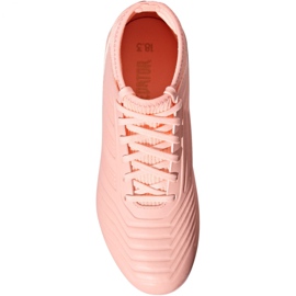 Adidas Predator 18.3 Fg Jr DB2317 jalkapallokengät vaaleanpunainen vaaleanpunainen 2