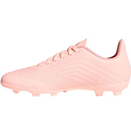 Adidas Predator 18.4 FxG Jr DB2322 jalkapallokengät monivärinen vaaleanpunainen 1