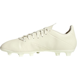 Adidas X 18.4 Fg M DB2187 jalkapallokengät beige valkoinen 1