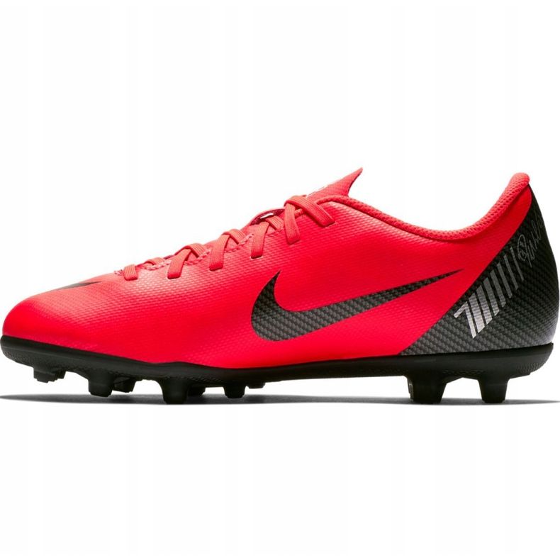 Nike Mercurial Vapor 12 Club Gs CR7 FG / MG Jr AJ3095-600 Jalkapallokengät monivärinen punainen 1