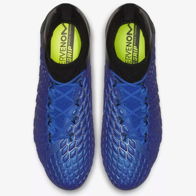 Nike Hypervenom Phantom 3 Elite Dynamic Fit Fg M AJ3803-400 jalkapallokengät laivastonsininen laivastonsininen 2