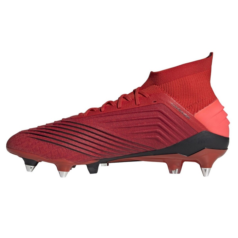 Adidas Predator 19.1 Sg M D98054 jalkapallokengät punainen punainen 1