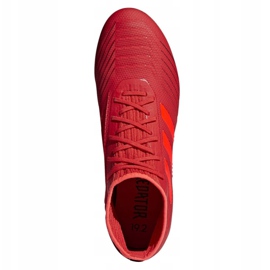 Adidas Predator 19.2 Fg M D97940 jalkapallokengät monivärinen punainen 2