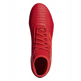 Adidas Predator 19.3 Fg M BB9334 jalkapallokengät monivärinen punainen 2