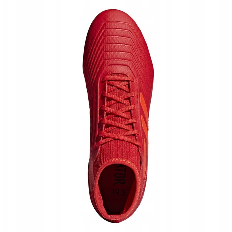 Adidas Predator 19.3 Fg M BB9334 jalkapallokengät monivärinen punainen 2