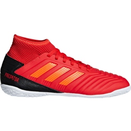 Sisäkengät adidas Predator 19.3 In Jr CM8544 punainen punainen 1