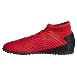 Adidas Predator 19.3 Tf Jr CM8547 jalkapallokengät punainen punainen 1