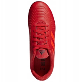 Adidas Predator 19.4 FxG Jr CM8541 jalkapallokengät monivärinen punainen 2