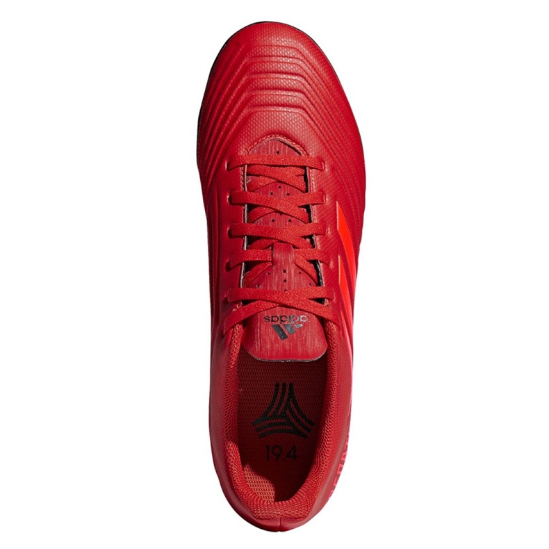 Adidas Predator 19.4 Tf M D97973 jalkapallokengät punainen punainen 2