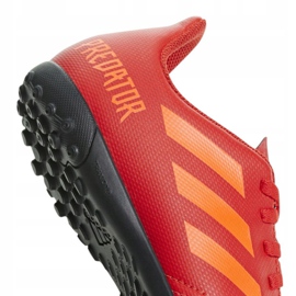 Adidas Predator 19.4 Tf Jr CM8557 jalkapallokengät punainen monivärinen 4
