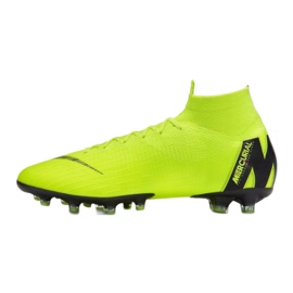 Nike Mercurial Superfly 6 Elite Ag Pro M AH7377-701 jalkapallokengät pinkki, vihreä vihreä 1