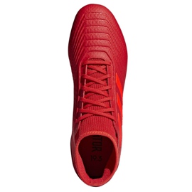 Adidas Predator 19.3 Sg M D97958 jalkapallokengät punainen punainen 2