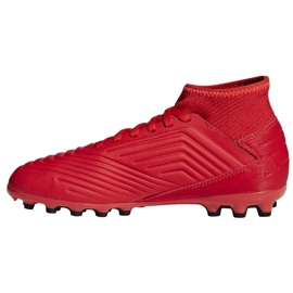 Adidas Predator 19.3 Jr D98005 jalkapallokengät punainen punainen 1