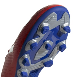 Adidas X 18.4 Fg M BB9376 jalkapallokengät punainen monivärinen 5