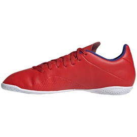 Sisäkengät adidas X 18.4 In M BB9406 monivärinen punainen 2