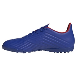 Adidas Predator 19.4 Tf M BB9085 jalkapallokengät sininen sininen 1