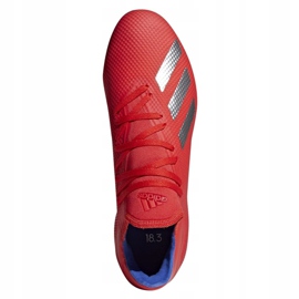 Adidas X 18.3 Ag M BC0299 jalkapallokengät monivärinen punainen 2