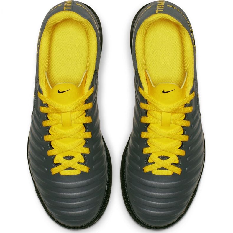 Nike Tiempo Legend 7 Club Tf Jr AH7261-070 jalkapallokengät musta harmaa 2