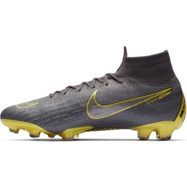 Nike Mercurial Superfly 6 Elite Fg M AH7365-070 jalkapallokengät musta harmaa 1