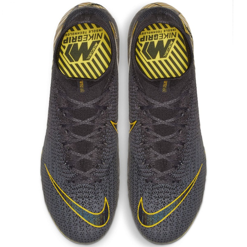 Nike Mercurial Superfly 6 Elite Fg M AH7365-070 jalkapallokengät musta harmaa 2