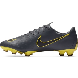 Nike Mercurial Vapor 12 Pro Fg M AH7382-070 jalkapallokengät harmaa harmaa 1