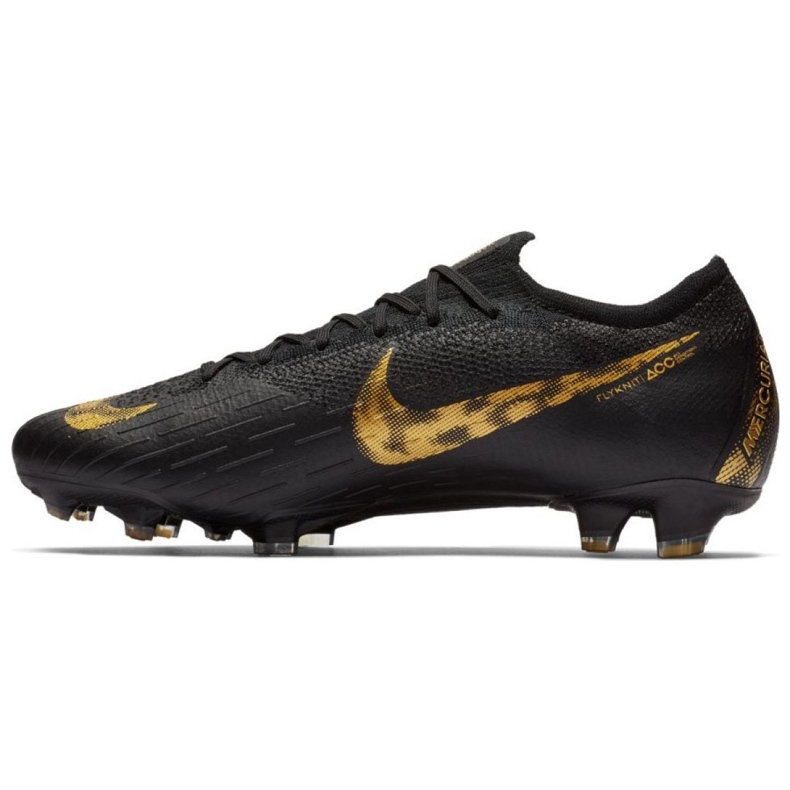 Nike Mercurial Vapor 12 Elite Fg M AH7380-077 jalkapallokengät musta musta 1