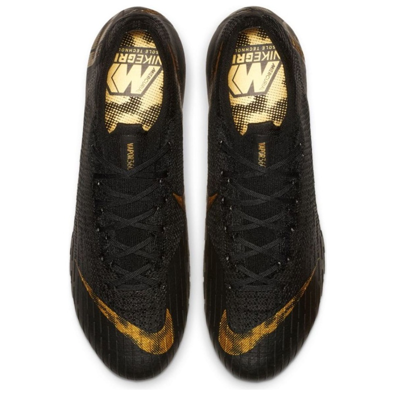 Nike Mercurial Vapor 12 Elite Fg M AH7380-077 jalkapallokengät musta musta 2