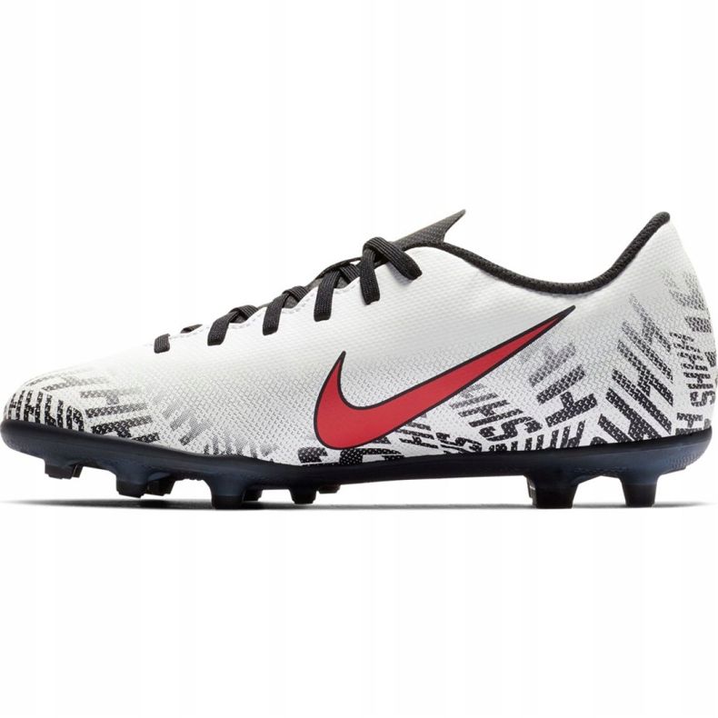 Mercurial Nike Neymar Vapor 12 Club Fg Jr AV4762-170 jalkapallokengät monivärinen valkoinen 2