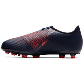 Nike Phantom Venom Academy Fg Jr AO0362-440 jalkapallokengät monivärinen laivastonsininen 1