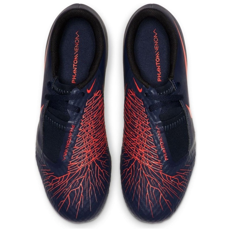 Nike Phantom Venom Academy Fg Jr AO0362-440 jalkapallokengät monivärinen laivastonsininen 2
