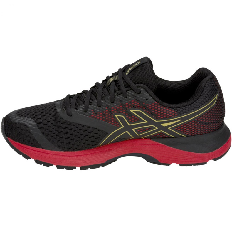Juoksukengät Asics Gel-Pulse 10 M 1011A604-001 musta punainen keltainen 2