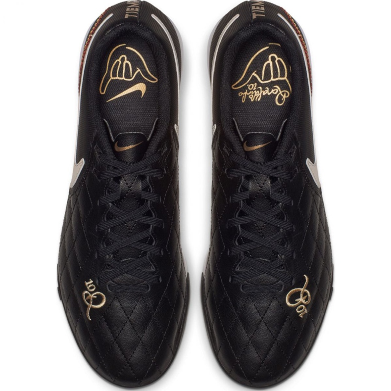 Nike Tiempo Legend X 7 Academy 10R Tf M AQ2218-027 jalkapallokengät musta musta 2