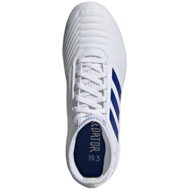 Adidas Predator 19.3 Fg Jr CM8535 jalkapallokengät monivärinen valkoinen 2