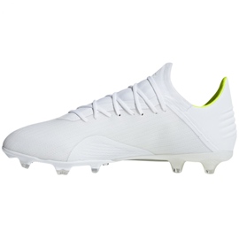 Adidas X 18.2 Fg M BB9364 jalkapallokengät valkoinen valkoinen 2