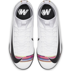 Nike Mercurial Superfly X 6 Academy Tf Jr AJ3112-109 jalkapallokengät monivärinen valkoinen 2